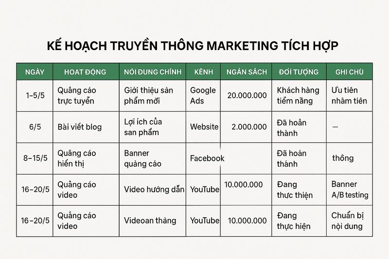 Chiến lược truyền thông Marketing tích hợp của Vinamilk
